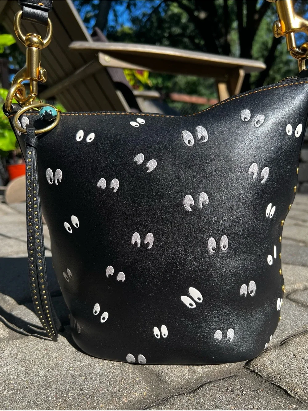 RARE Disney x Coach Dark Fairytale Spooky Eyes Duffle 20 Limited Edition